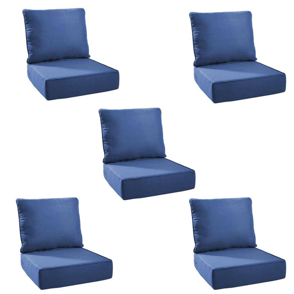 moosprr PlushCore 24 In. x 24 In. x 6 In. 10-Piece Deep Seating