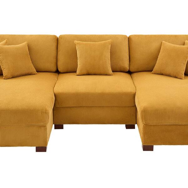 Have a question about Uixe 118 in. Square Arm 3-Piece Corduroy