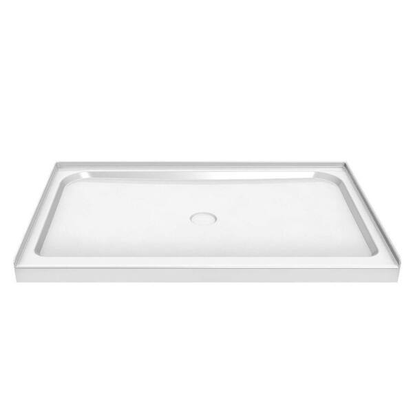 MAAX 60 in. x 42 in. Single Threshold Shower Base in White