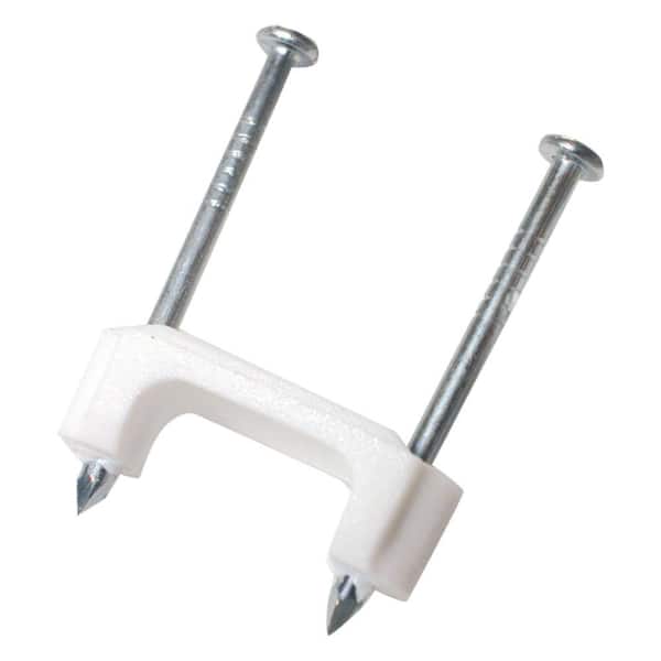 Gardner Bender 1/2 in. Plastic Staple (500-Pack)