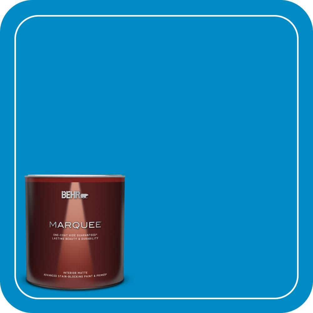 1 Qt. #MQ4-57 Celebration Blue One-Coat Hide Matte Interior Paint & Primer price history on PriceWatchPro