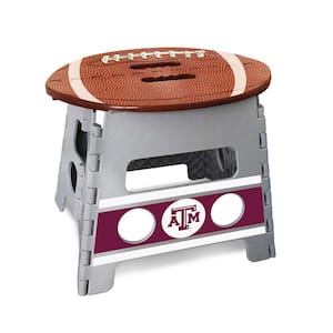 Texas A and M Plastic Folding Step Stool
