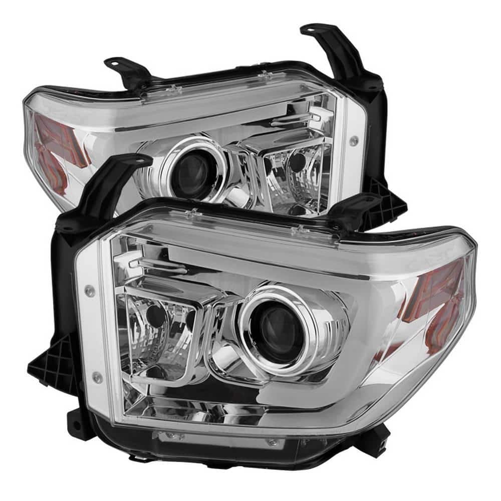 Toyota Tundra 2014-2017 / 2018 Tundra ( will only fit SR and SR5 Model ) Projector Headlights - Light Bar DRL - Chrome price history on PriceWatchPro