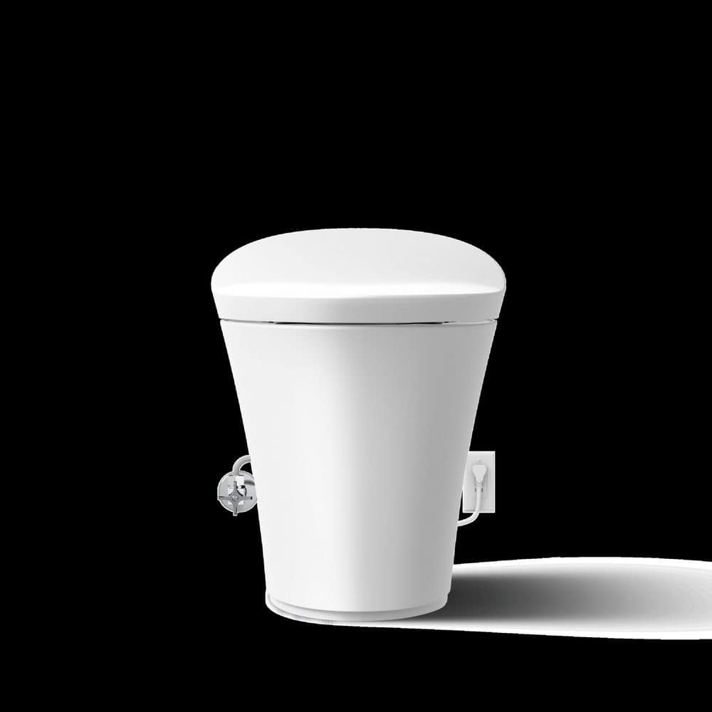 Elongated High-Efficiency Intelligent Toilet with Dual Flush and Heated Seat