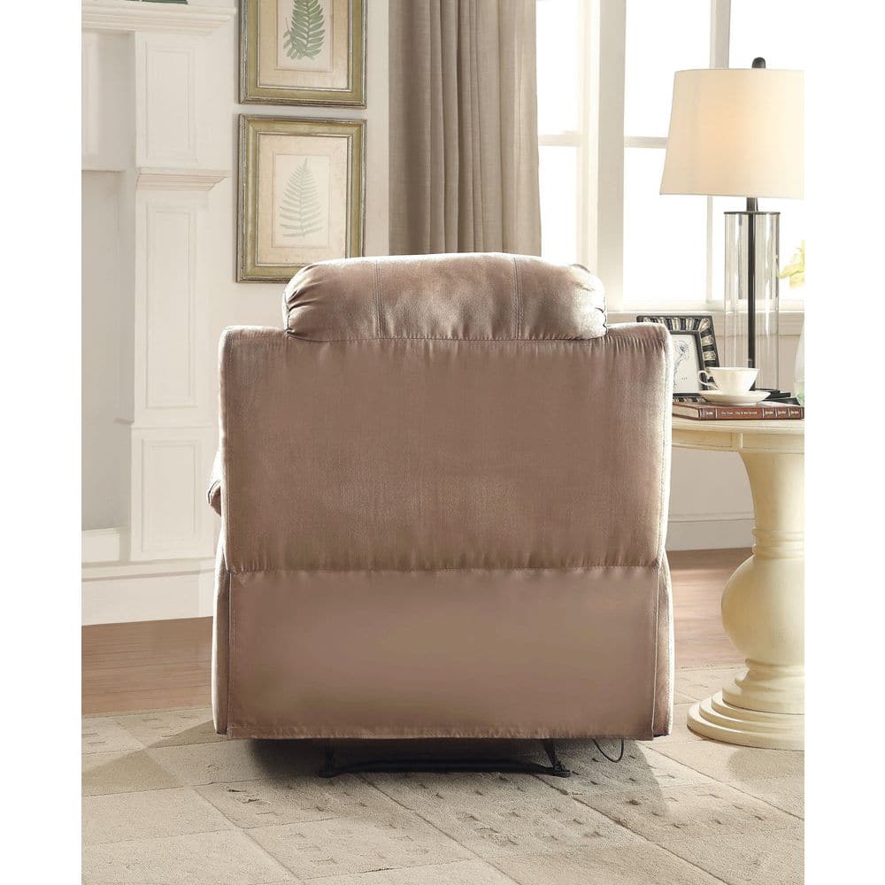 Parklon Brown Microfiber Recliner with Pillow Top Arms