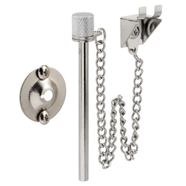 Prime-Line Sliding Patio Door Pin, 3/16 in. x 2-5/8 in, Steel Pin and  Retaining Ring, Chrome Plated Finish U 9858 - The Home Depot
