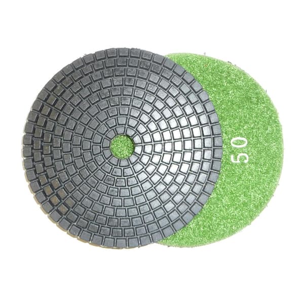 Details about   Diamond Polishing Pads 4 inch Wet/Dry 7 Piece Set Granite Stone Concrete Marble 