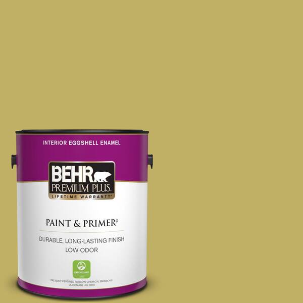 BEHR PREMIUM PLUS 1 gal. #PPU9-06 Riesling Grape Eggshell Enamel Low Odor Interior Paint & Primer