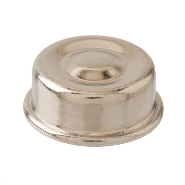 3 Pcs 1/2" Push Nuts with White Plastic Hub Zinc 