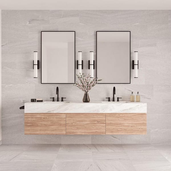 Urban 2.0 12 in. x 24 in. Honed Iron Blue Porcelain Tile (15.75 sq. ft./Case)