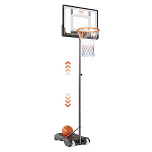 Basketball Hoop and Goal 4 to 10 ft. Adjustable Height Portable Backboard System 44 in. Kids and Adults Basketball Set