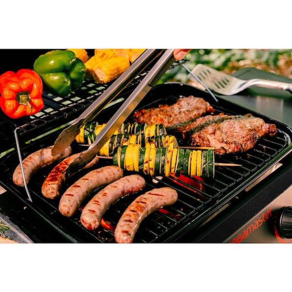 2-Burner Propane Gas Grill in Black with Cover