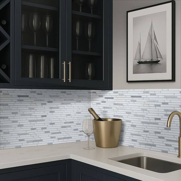MSI Take Home Tile Sample - Lucid Sky Interlocking 6 in. x 6 in. x