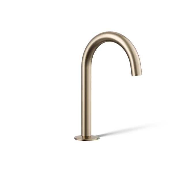 KOHLER Components Bathroom Sink Faucet Spout with Tube Design 1.2 GPM in Vibrant Brushed Bronze