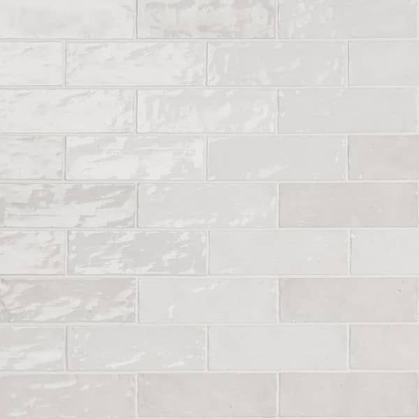 Ivy Hill Tile Kingston White 3 in. x 8 in. Glazed Ceramic Wall Tile (5.38  sq. ft./case) EXT3RD105189 - The Home Depot