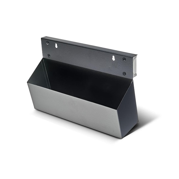 Triton Products MagClip 12 in. L x 3.5 in. W x 5 in. H Black Powder Coated Steel Magnetic Tool Box