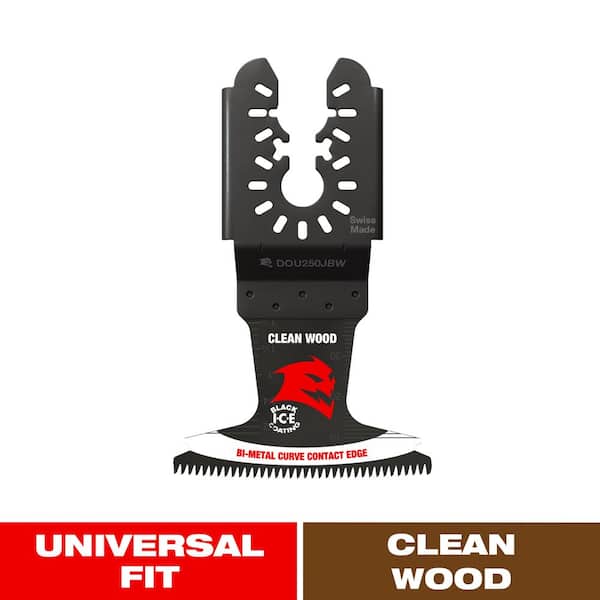 2-1/2 in. Universal Fit Bi-Metal Oscillating Blade for Clean Wood
