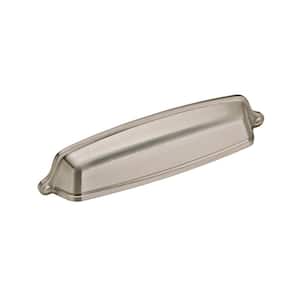 Cup Pulls Collection 5-1/16 in (128 mm) Satin Nickel Cabinet Cup Pull (10-Pack)