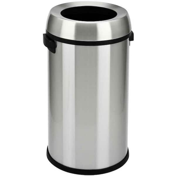 The Clean Store Trash Can, Open Top Commercial Grade 65 L, Black