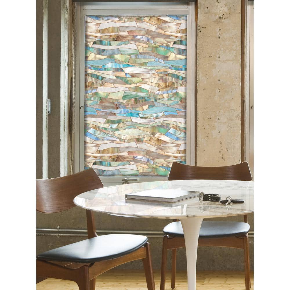 その他 Plasma Window: Panoramic Landscapes [DVD] Artscape 24 in. x 36 in. Terrazzo Decorative Window Film 01