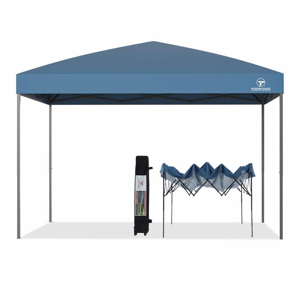 Outdoor Leisure 10 ft. x 10 ft. Blue Pop-Up Canopy
