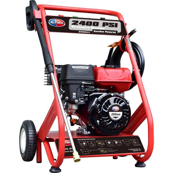 All Power APW5117 2400 PSI 2.5 GPM Gas Powered Pressure Washer - 1