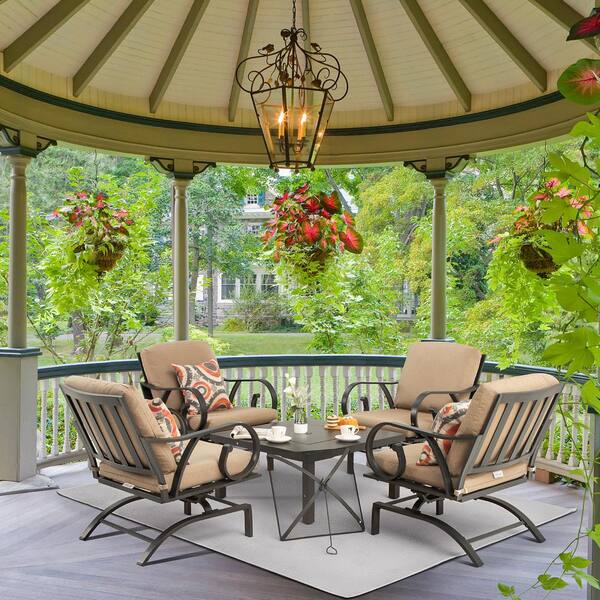 wrought iron patio furniture sets home depot