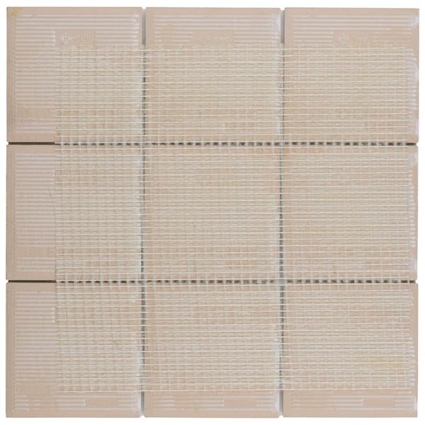 Merola Tile Twist Square Green Kiwi 11-3/4 in. x 11-3/4 in