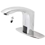 BWE Automatic Sensor Touchless Bathroom Sink Faucet With Deck Plate In ...