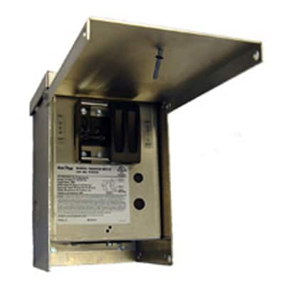 Reliance 30216A Manual Transfer Switch, 125/250 V, 60 A, 7500 W, Gray