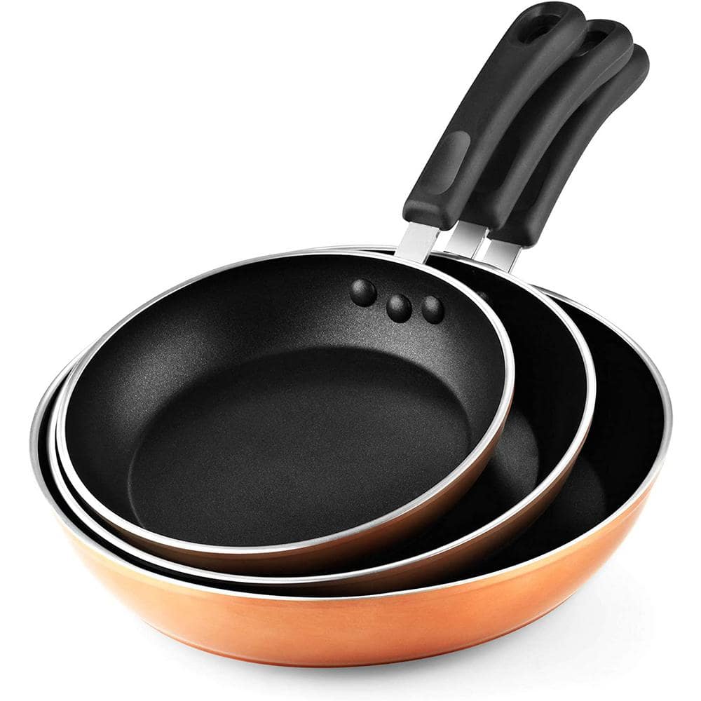 11 Ceramic Copper Nonstick Frying Sauté Pan for Electric Glass or Ceramic  Cooktops Oven Safe - Bed Bath & Beyond - 30094484