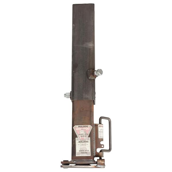 Bull Dog Coupler Adjustable Pin with Square Tube Gooseneck Coupler and Hammerblow