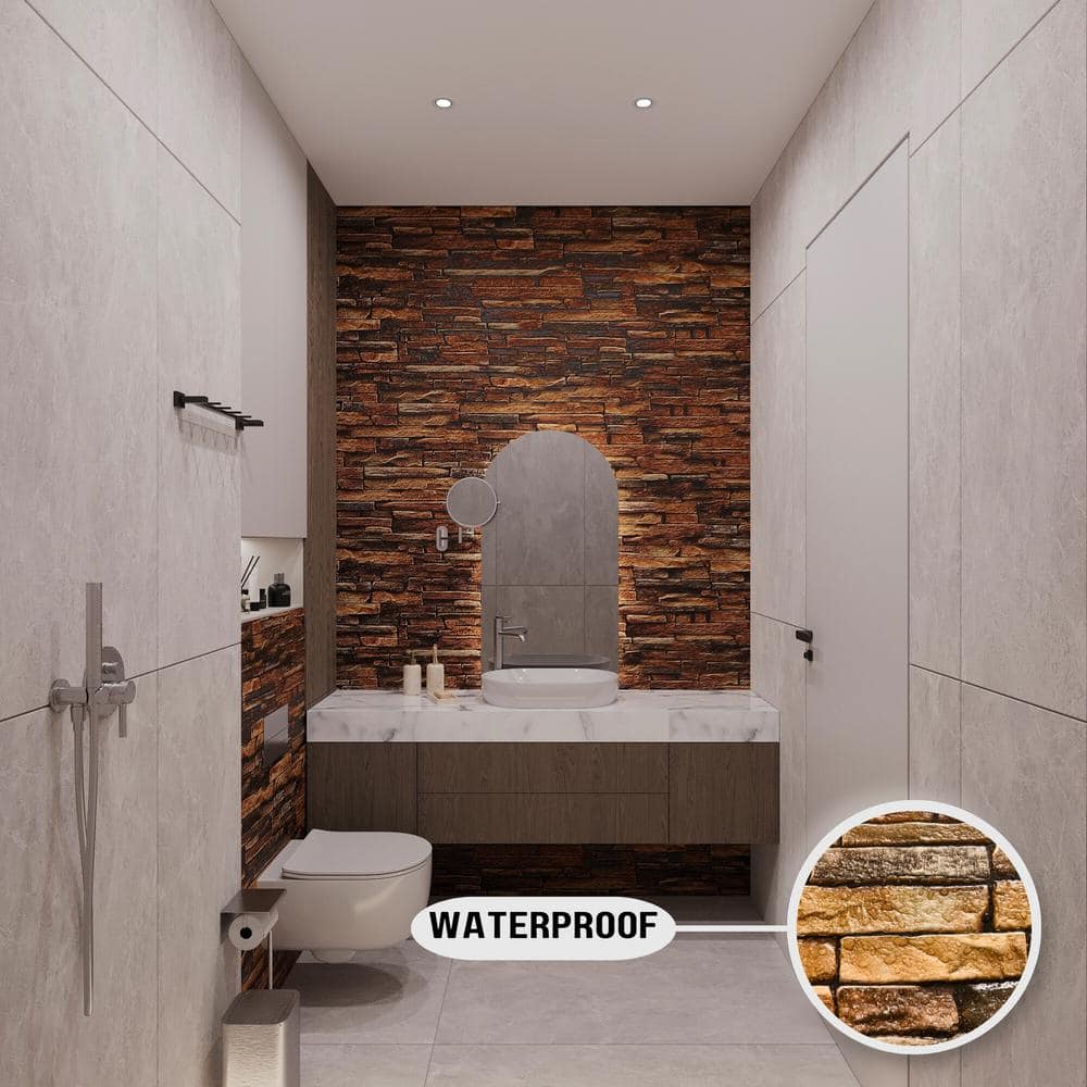 10-Piece 3D PVC Wall Panels for Interior Decor