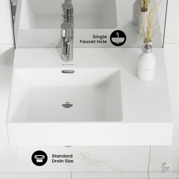 Swiss Madison St. Tropez Vessel Sink in Glossy White SM-WS322