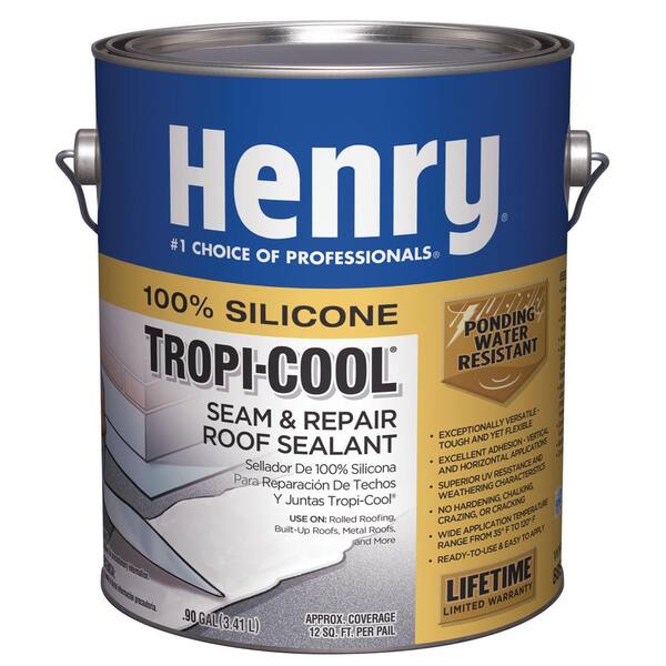 Henry 0.90 Gal. 885 Tropi-Cool 100% Silicone Seam and Repair Roof Sealant