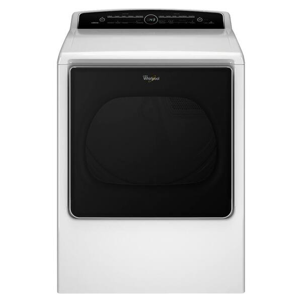 Whirlpool 8.8 cu. ft. 120-Volt High-Efficiency White Gas Vented Dryer with Intuitive Touch Controls and Steam Refresh