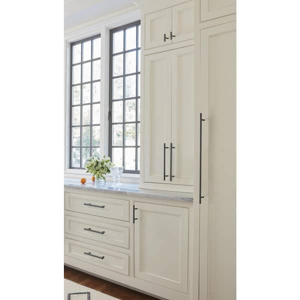 Bar Pulls 1-15/16 in. (49mm) Modern Black Bronze Bar Cabinet Knob (10-Pack)