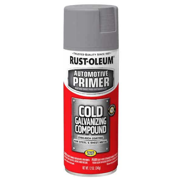 Rust-Oleum Automotive 12 oz. Gray Cold Galvanizing Compound Primer Spray (6-Pack)