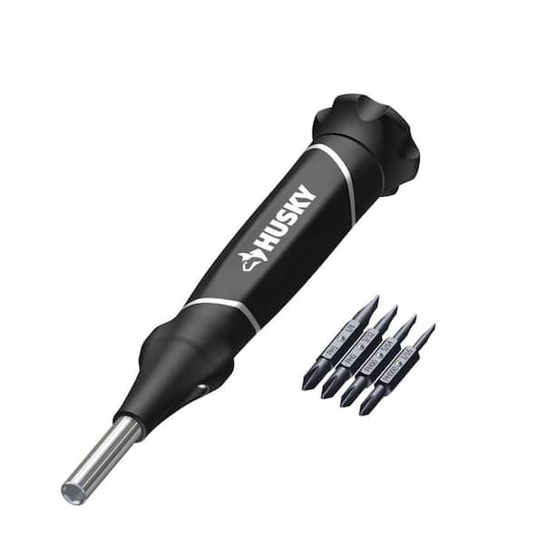 Husky 8-in-1 Screwdriver with LED Light