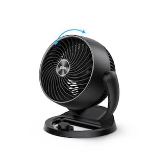 Table Air Circulator Fan for Room, 9 in. 70 ft. Strong Airflow, 120° Adjustable Tilt, 28 db Low Noise, 3 Speeds