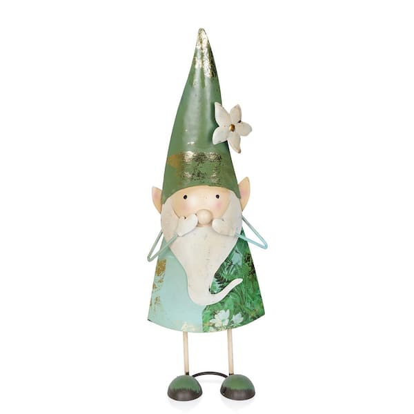 Alpine Corporation Kissing Metal Gnome