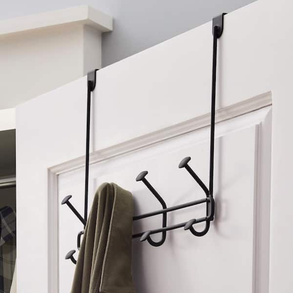 Door Hanger for Cloth Hanging Over The Door Hook with 6 Dual Hooks Portable  Hooks Home
