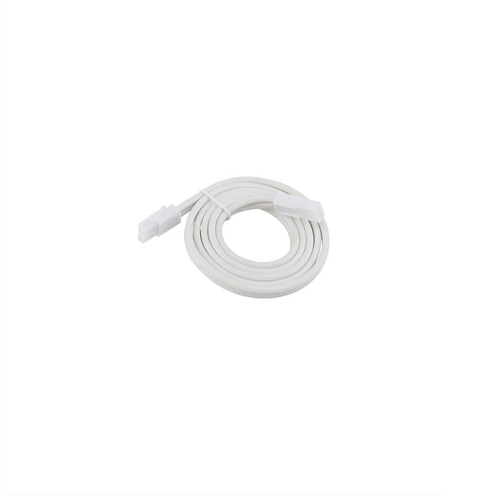White 36" Extension Joiner Cable for Line Voltage Puck Light