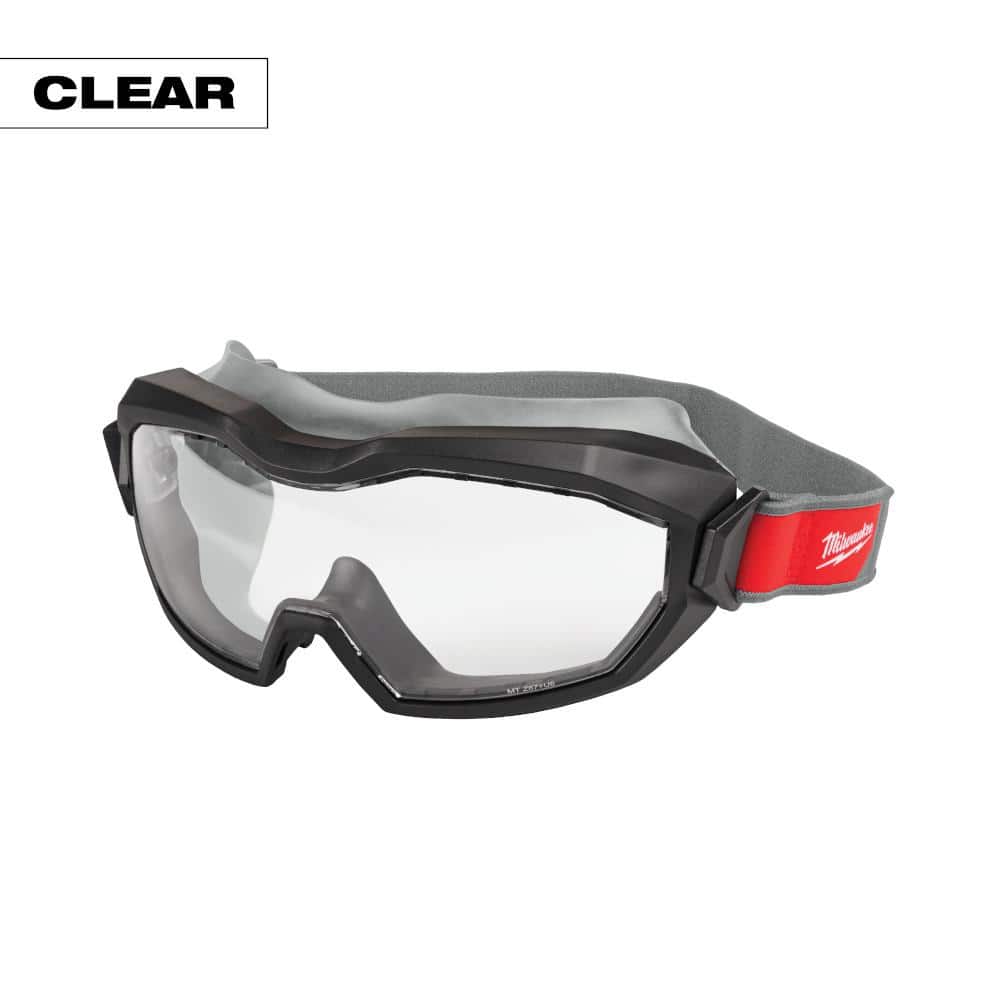 Milwaukee Clear Non-Vented Dual Coat Len's Goggles 48-73-2065