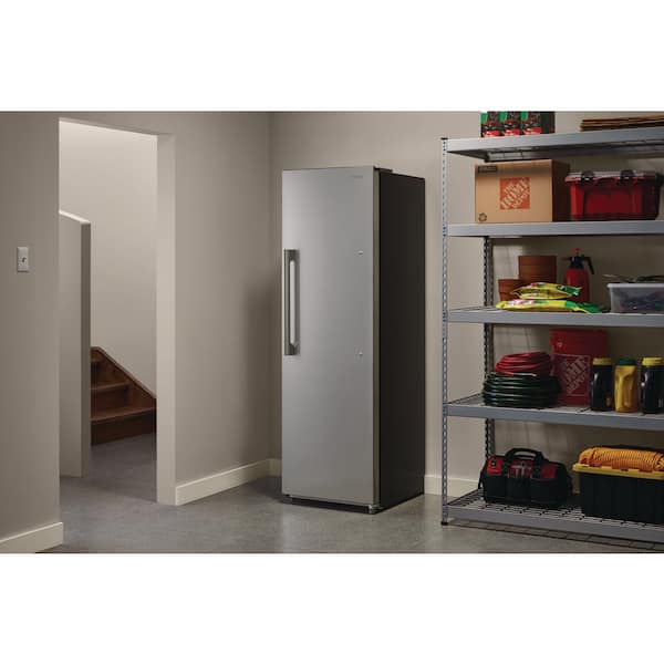 Vissani 11 cu. ft. Convertible Upright Freezer in Stainless Look