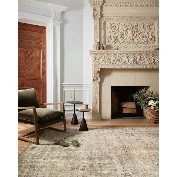 Loloi II Layla LAY-13 Antique Moss Rug - 5 ft x 7 ft 6 in