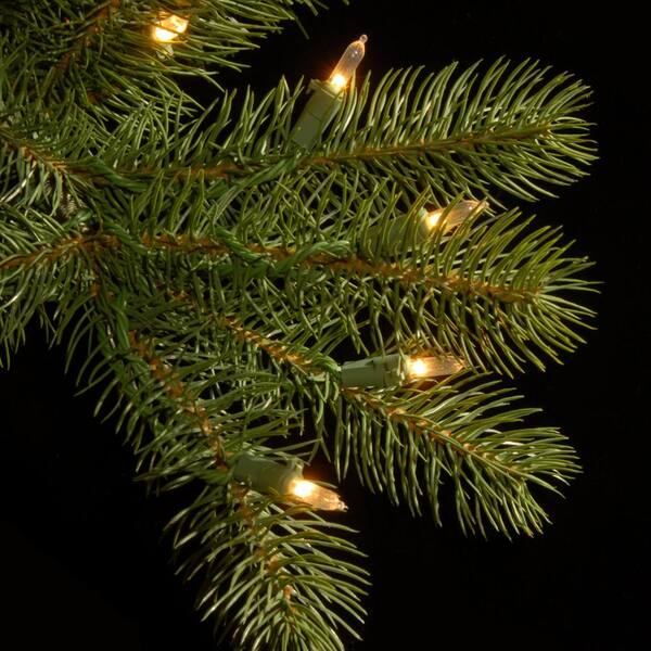 National Tree Company - 7.5 ft. Downswept Douglas Fir Artificial Christmas Tree with Dual Color LED Lights