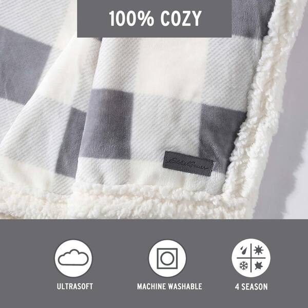 Black & White Buffalo Plaid Hand & Bath Towel by Christyne