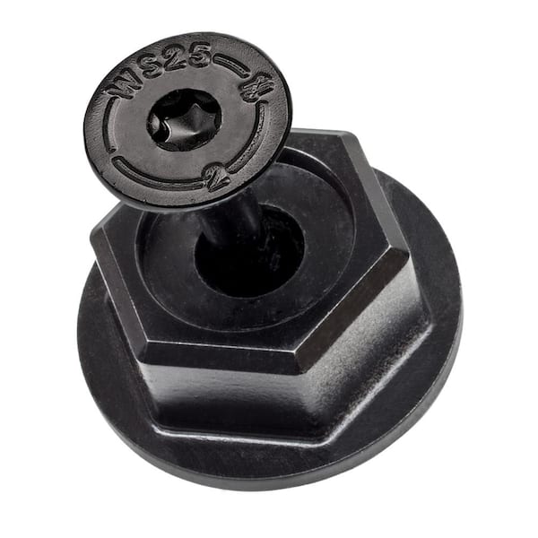 Simpson Strong-Tie 1/4 in. x 2 in. Black T40 6-Lobe, Low