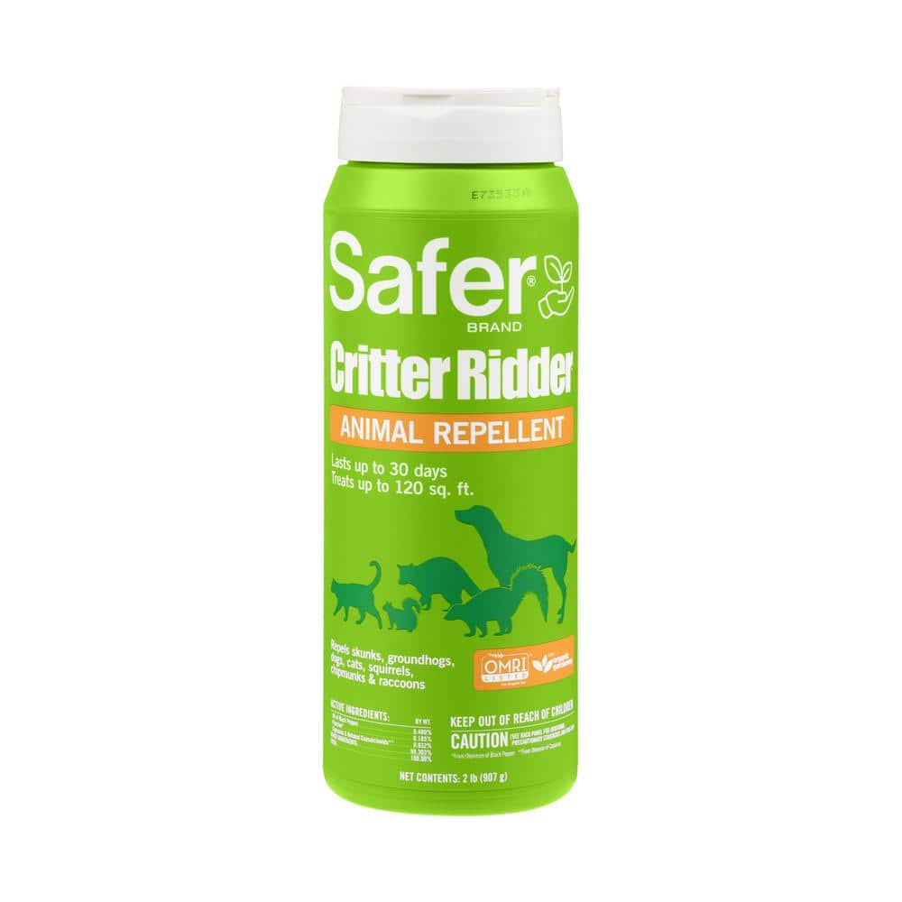Safer Brand Critter Ridder Animal Repellent Granules For Most Animal Types 2 lb